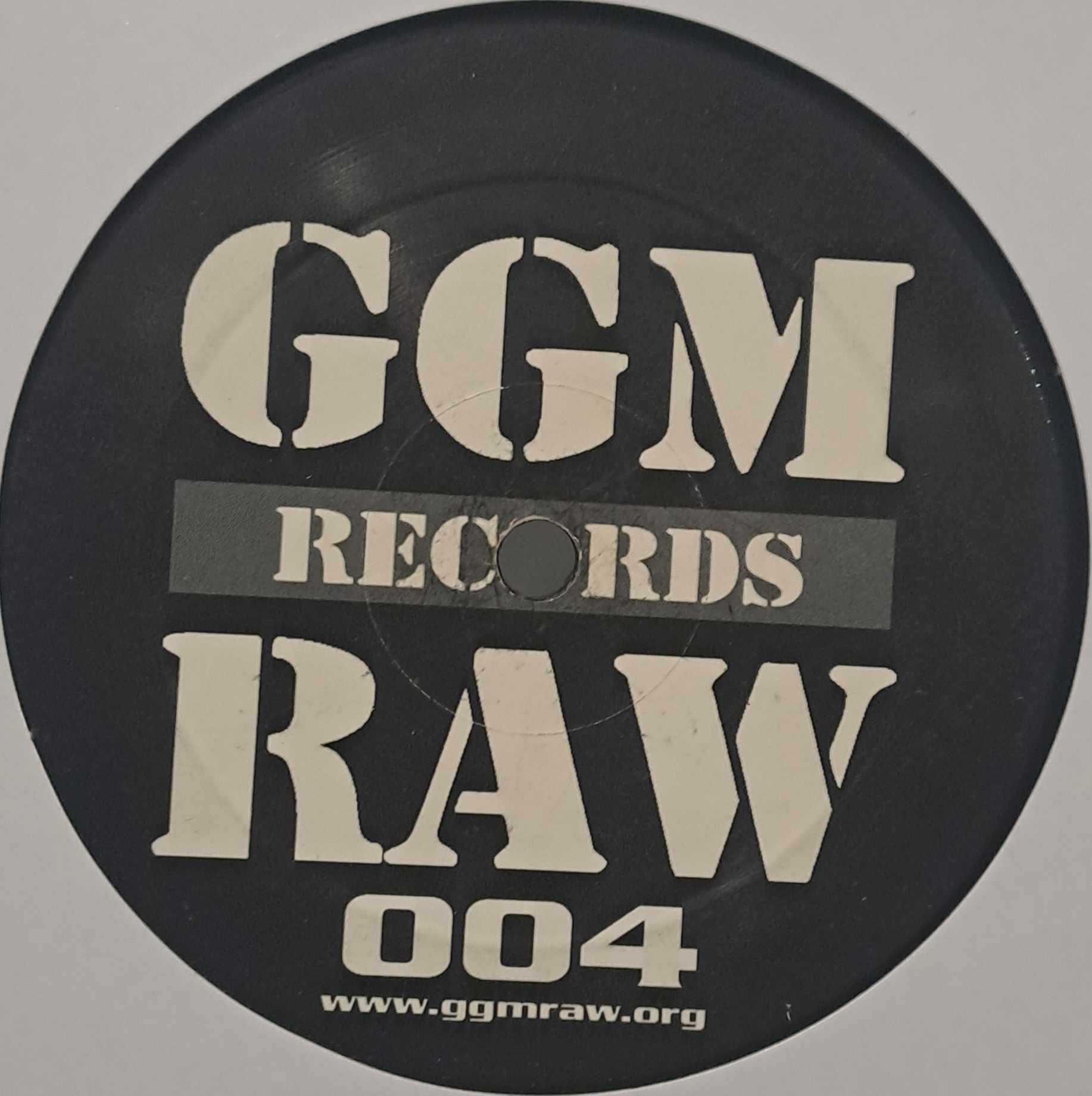GGM RAW Records 004 - vinyle hardcore